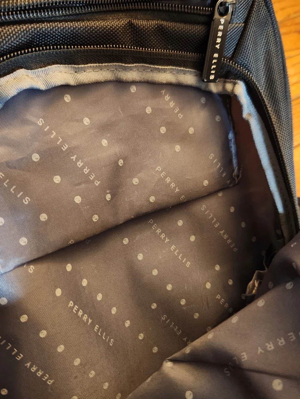 Perry Ellis Black Travel Laptop Backpack